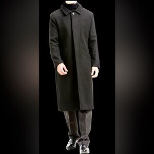 Baumler x Ogilvy Monsieur Full-Length Cashmere Overcoat - Made in Canada 52T/42L